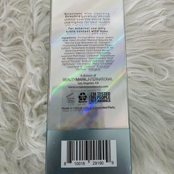 NWT Sun & Moon Starry Nights Face & Neck Cream- 5.1fl oz- Collagen & Chamomile - Picture 4 of 7